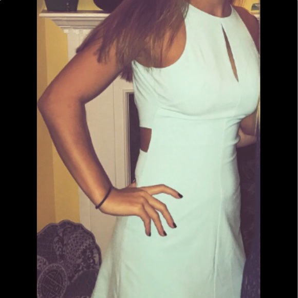 Teal thigh length dress - Picture 1 of 1